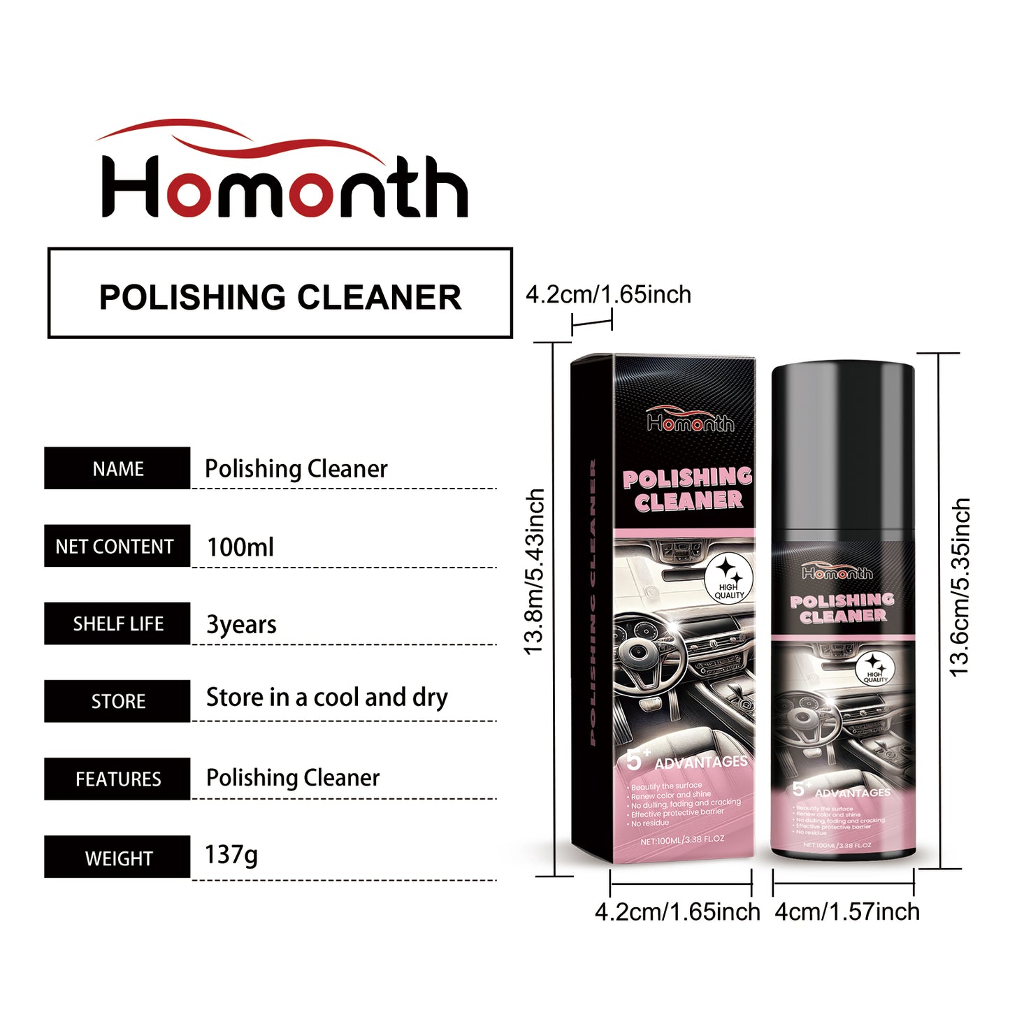 Homonth Car Interior Polish